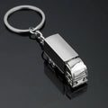 Wholesale Custom LOGO 3D Truck Metal Keychain 4S Shop Gift Key Ring
