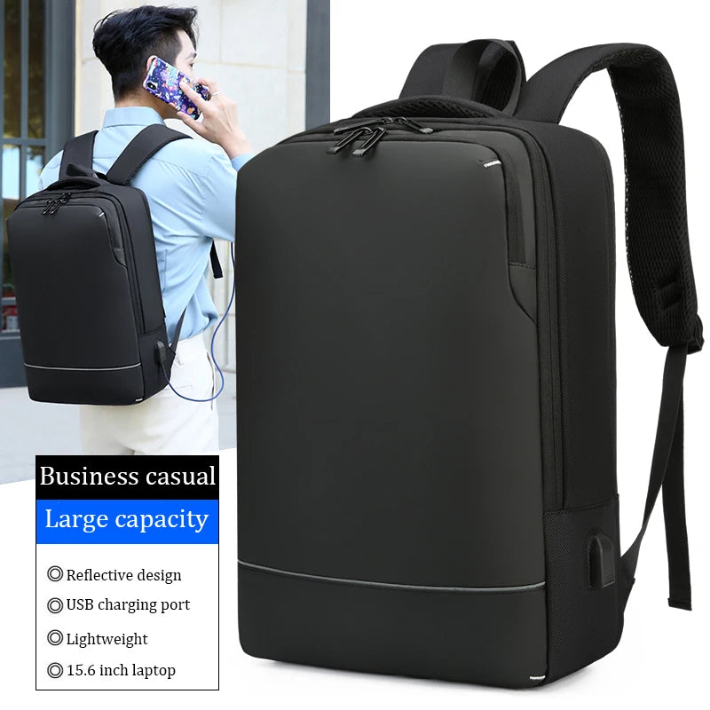 Waterproof Luxury Computer Bag Anti-theft Multifunction Smart Laptop Backpack with Usb Charging Port
