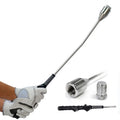 Adjustable Stainless Steel Golf Tempo Swing Training Aid Grip & Swing Trainer Practice Warm-Up Stick