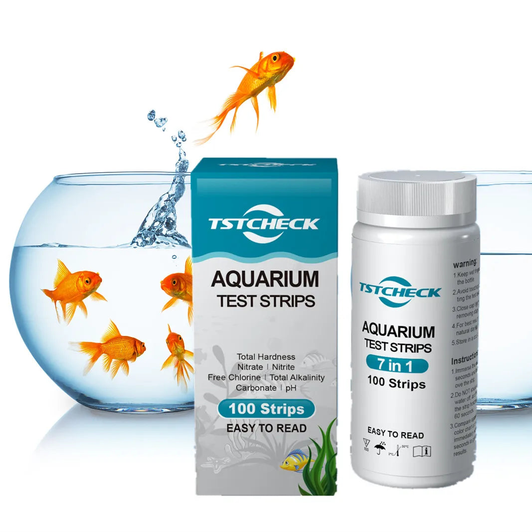 Betta Fish Acrylic Fish tank Aquariums Water test Kit 7in1 NitratenitritechlorineKHpH