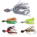 Factory Jack Hammer Trailers 1/2 3/8 Oz Shock Blade Jig Chatterbait for Bass Spinner Silicone Hair Bait