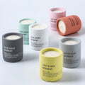 Modern Design Wholesale Cotton Wick 10.6oz Soy Candle Wax Handmade Cement Jar Soy Scented Candle for Home Scented