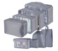 8pcs Packing Cubes for Suitcases Lightweight Suitcase Organizer Bags Set with Mesh Top Waterproof Packing Cubes for Travel