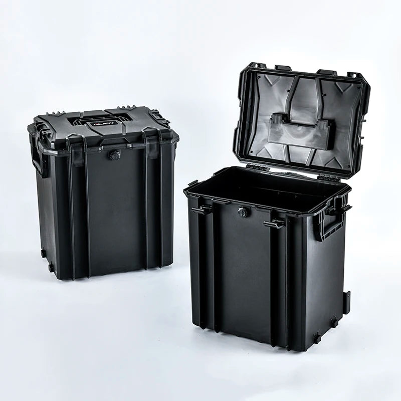 GLARY Large Capacity Tool case Box With Handle Stackable Durable Power Tool case Waterproof Plastic Tool case Instrument Box