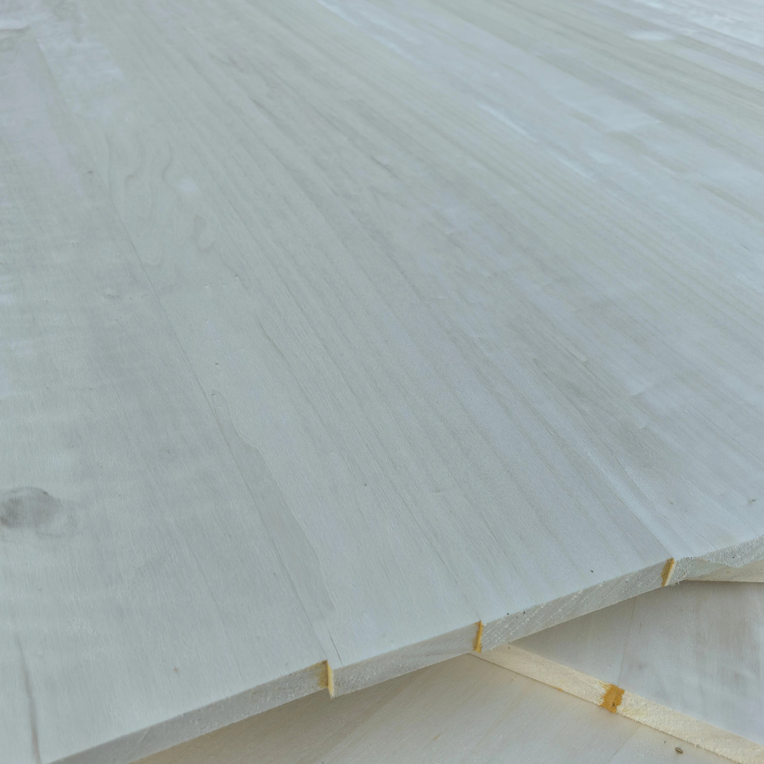 Bleached Poplar Solid Wood Sheets Timber Poplar Drawer Board Price Qing'fa