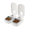 New Automatic Battery Powered Timing Feeding Device for Small Animals Timing and Quantitative Dry and Wet Food  Bowls