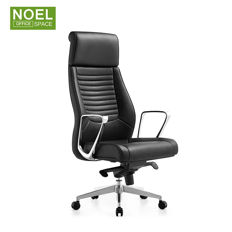 Luxury Leather Executive New Computer Comfortable High Back Gaming Leather Office Chair Office Desk and Chair Set