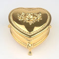 Wholesale Embossed Zinc Alloy Metal Music Box Clockwork Movement Boutique Gifts for Christmas Valentine's Day