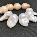 Zhuji China Perfect Quality 13-16mm Baroque Freshwater Pearls for Making Jewelry Pendant Earring Pairs White Baroque Pearl