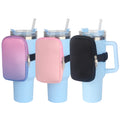 For Stanley Cup Neoprene Water Bottle Pouch Insulated Cooler Bag for 30/40oz