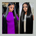 Wholesale Hd Lace Wig 100% Virgin Human Hair Pre Plucked Peruvian Straight Long Human Hair Wigs for Black Women