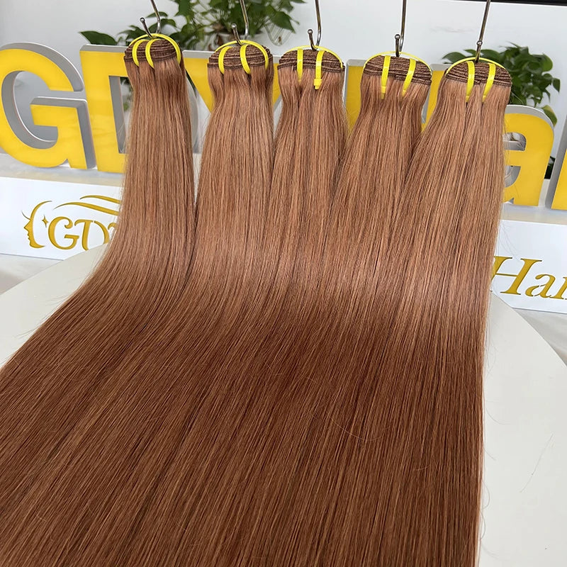 GDY Hair Bundle Raw Virgin Cuticle Aligned Hair#35 Human Hair Weave BundleWholesale Raw Brazilian Virgin Human Hair Vendor