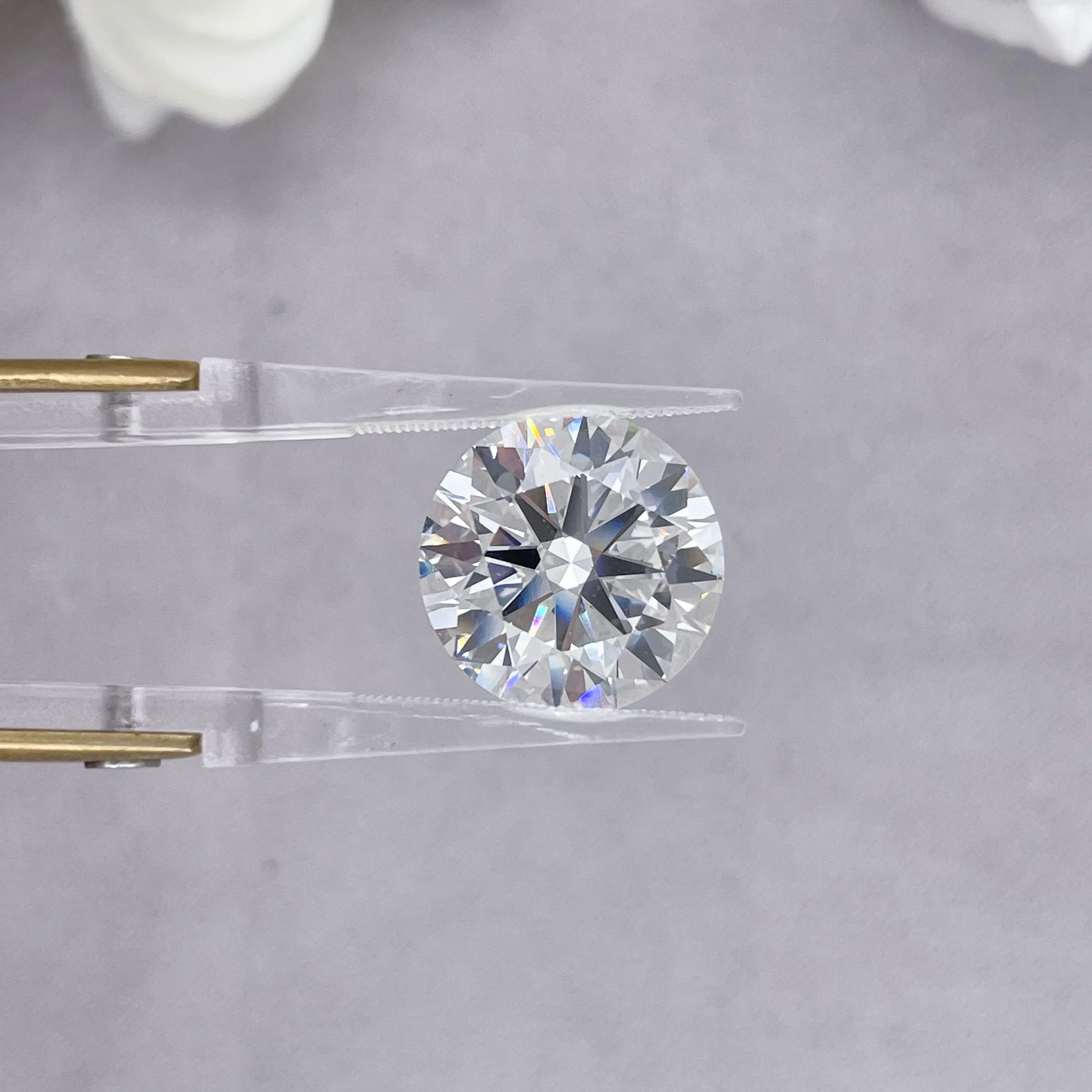 Big Size 10ct  Round Lab Grown Diamond in Stock Discount Sale Lab Create Cvd Diamond IGI/ Certificate