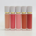 Private Label Lip Gloss Tubes Custom Packaging Purple Glitter Vegan Glossy Lip Gloss Vendor