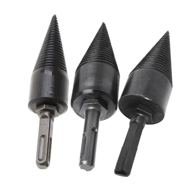 Hex Shank Firewood Log Drill Bit Splitter Wood Drill Bit for Tree Cutting
