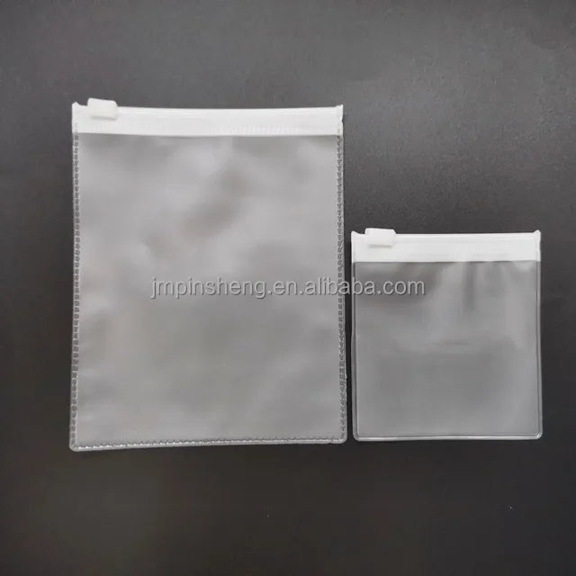 PSH Custom Logo New PVC Jewelry Zip Lock Pouch Clear PVC Makeup Zipper Bag Stylish and Functional