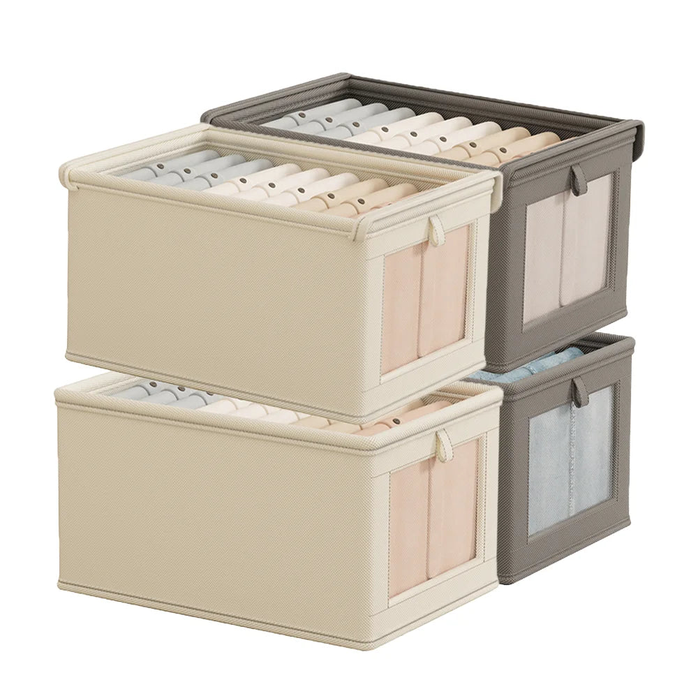 Factory-Price Home Organization Clothing Storage Cube Multifunction Vertical Fabric Bin with Handle Polyester Rectangle Shape