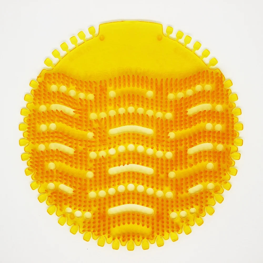O-Cleaning Urinal Screen Deodorizer MatLong Bristle Anti-Splash No-Clog Urinal CakeLasting Odor Freshener Urinal Deodorant Pad
