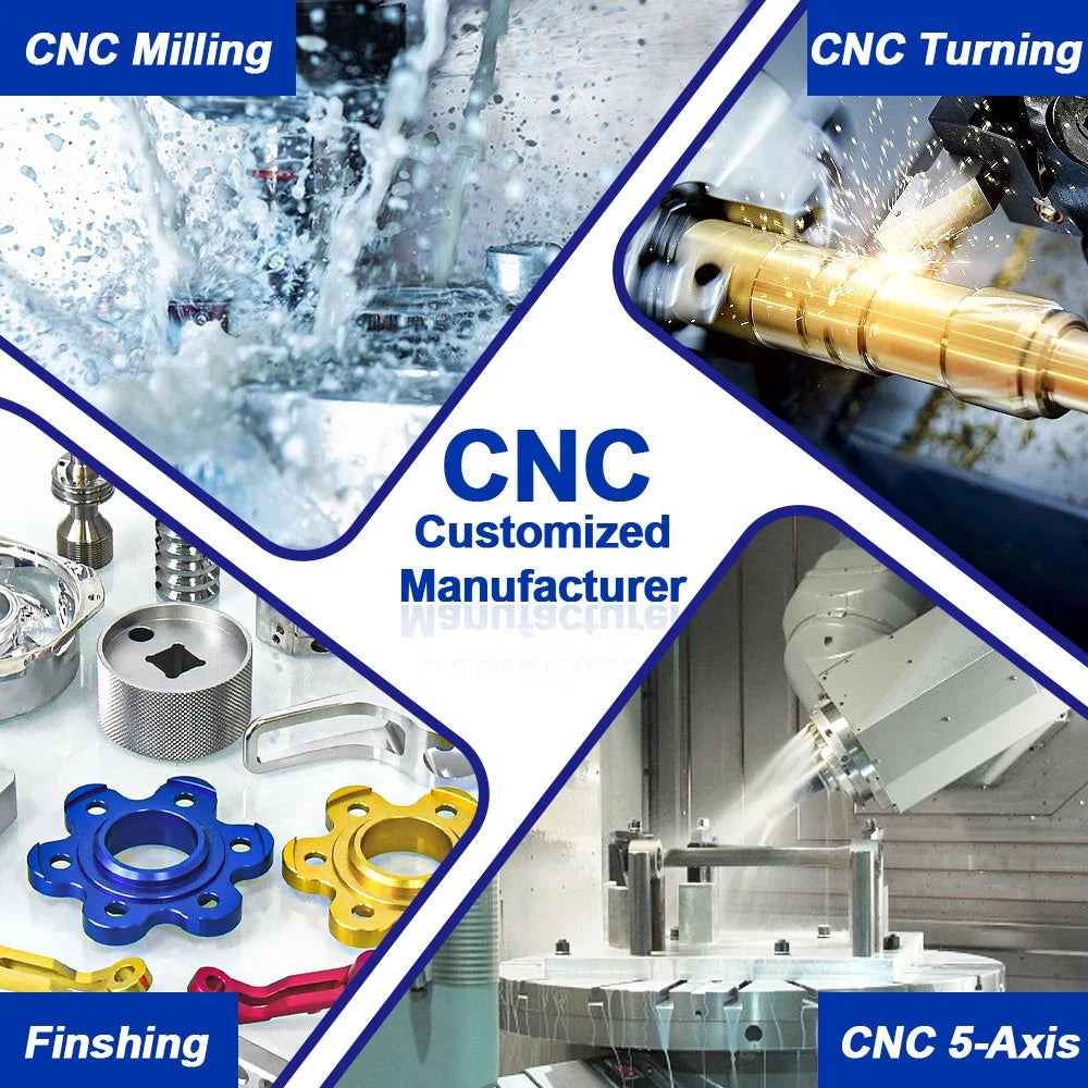 Stainless Steel Aluminium Titanium & Brass Prototype Metal Parts CNC Manufacturer for OEM 3D Models Machined Parts