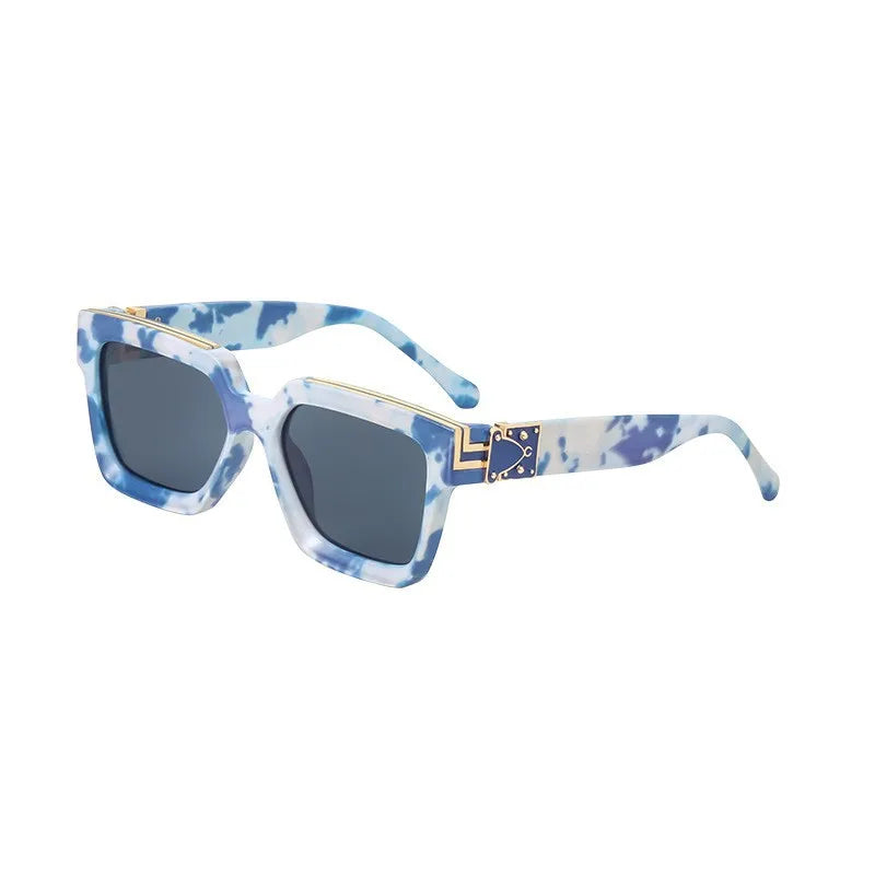 Vintage Cool Punk Square Sunglasses Women for Men Luxury Brand Designer Sun Glass for Male Goggle Shades Popular Eyewear UV400