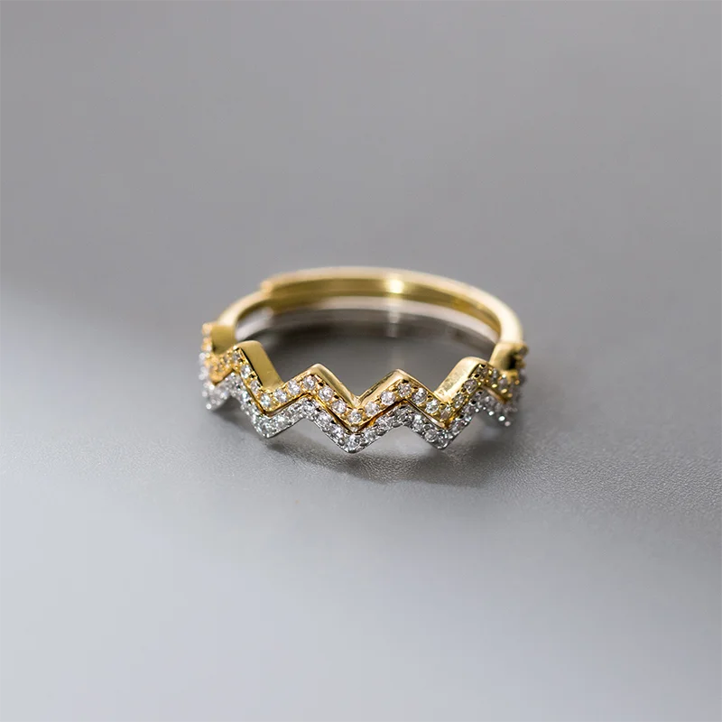 Trendy 925 Sterling Silver Couple Jewelry Fashionable Diamond Engagement Wedding Rings for Women Stylish Parties Anniversaries