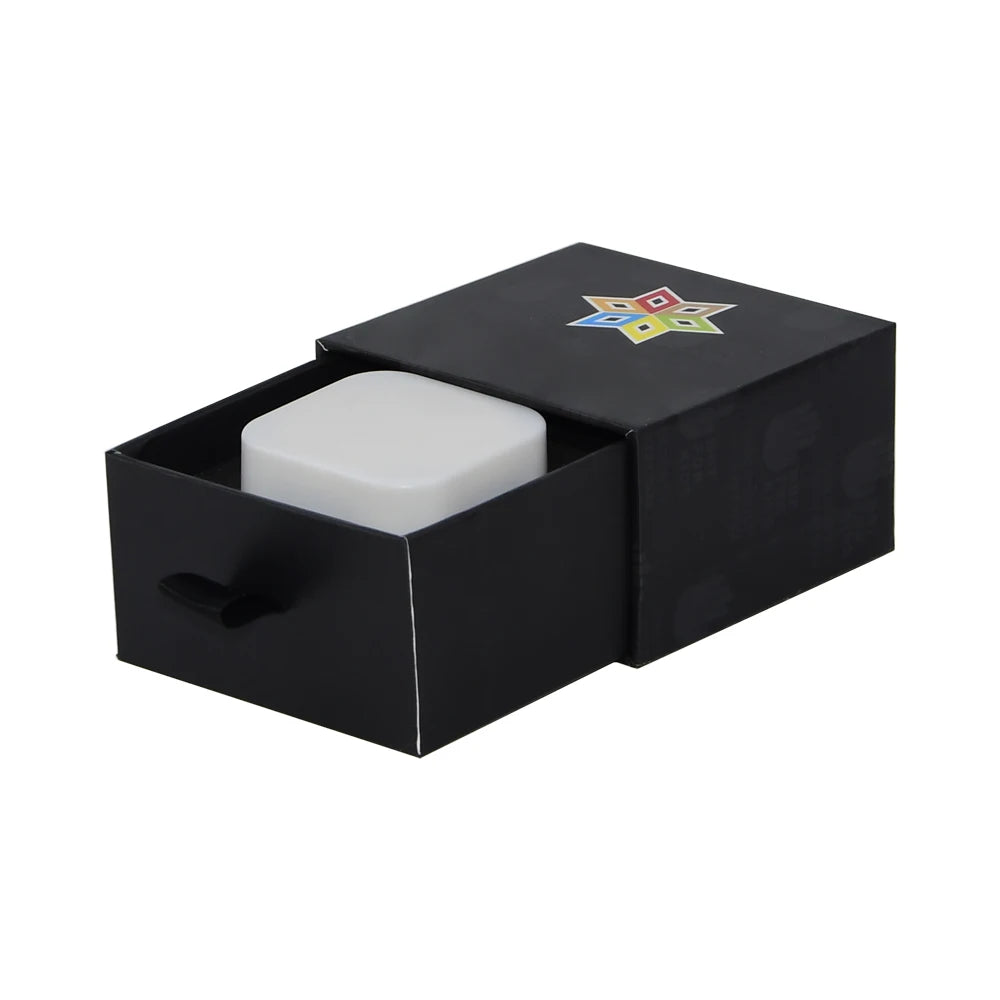 Custom Matte Black Sliding Drawer Rigid Cardboard 5ml Square Concentrate Container Slide Out Gift Packaging Boxes with Ribbon
