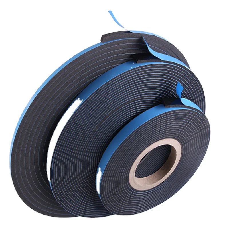 Black Foam High Strength Waterproof Shockproof Acrylic Self Adhesive PE Double-Sided Tape for Electronics Automotive Signboard