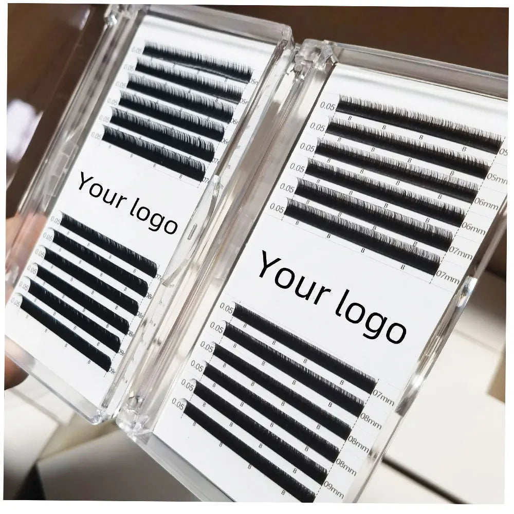 Bottom Dark Brown Eyelash Extensions 0.03 0.05 5mm 6mm 7mm 8mm 9mm Black Cashmere Lash Extensions Brown Eyebrow Extensions