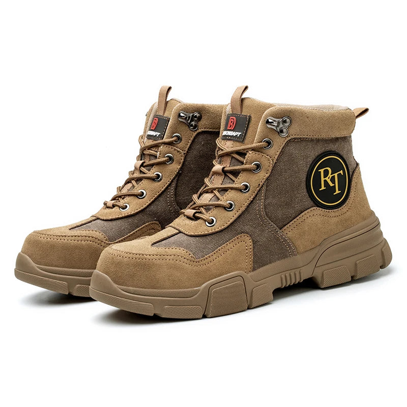 Custom Men's Boots High Top Fashion Comfortable Boots Sports Boots Anti-puncture Anti-smash