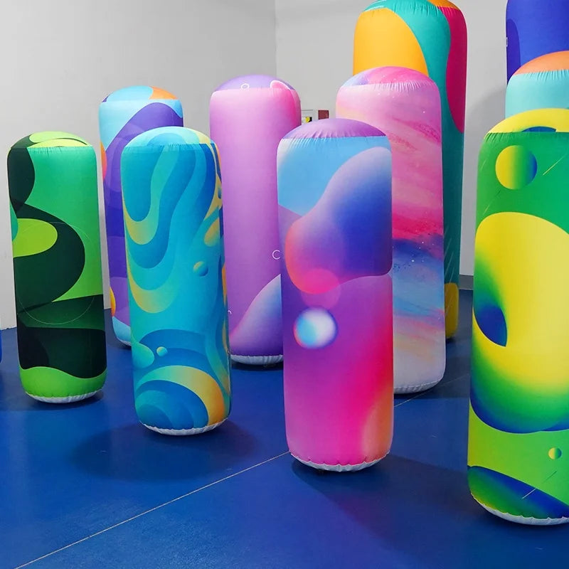 Custom PVC Balloons Customize Oxford PVC Double Layer Balloon Advertising Inflatable Cylinder