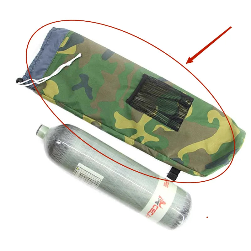 USA Warehouse Available 9L Tank Cylinder Camouflage Bag Portable Tank Bag Cheap Shipping Fee