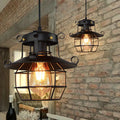Industrial Loft Restaurant Chandelier Retro Nostalgic Creative Bar Aisle Corridor Hanging Lamps Dining Bedroom Pendant Light