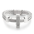 Jewelry Chain Bracelet Wholesale Personalized Bracelet Stainless Steel Cuban Cross Punk Fashion Stainless Steel Bracelet Bangle
