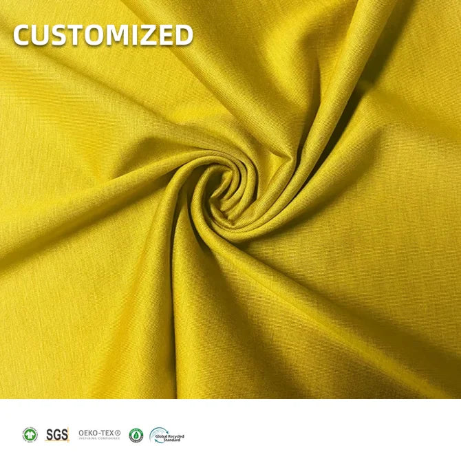 Silky Hand Feeling Cotton Knitted Lyocell Cupro Fabric for Dress