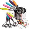 Hot Selling 2023 Home and Kitchen Accessories Eco-Friendly Stainless Steel Measuring Spoon and Cups Set