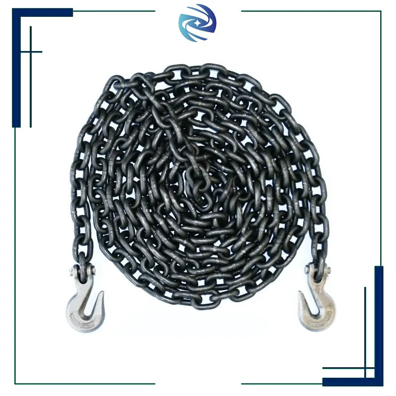 10mm 3m Best Price G80 Alloy Steel Lifting Chain Heat Treated 8mm Iron Conveyor Chain Pulling 6mm Plain Stainless Steel