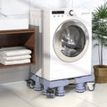 08-B007 Adjustable Mobile Folding Square Rack Trolley Storage Holder Refrigerator Washing Machine Designed Household Use OEM ODM