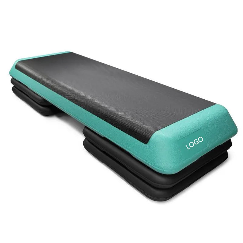 Adjustable Durable Aerobic Platform Stepper Customized Color Logo PP ABS Material Compact Design Indoor Fitness Home Step