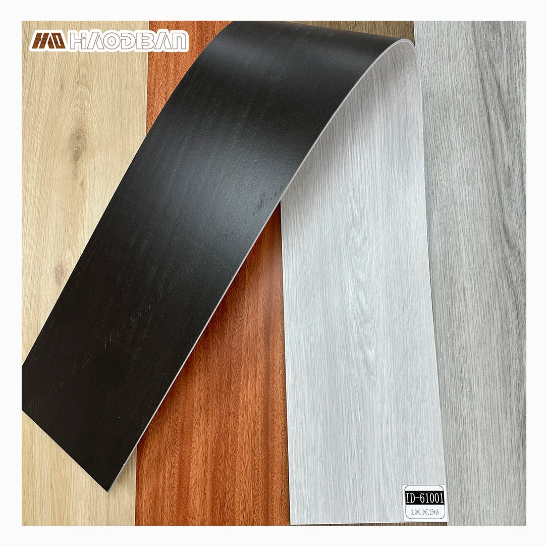 Soft 2mm 2.5mm 3mm LVT LVP Sheet Dry Back Luxury Glue Down Vinyl Plank Flooring Indoor Graphic Design