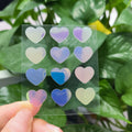 Hysent Cute Laser Heart Shape Hydrocolloid Patches Laser Color Holographic Hydrocolloid Acne Patch for Acne Treatment Dazzling
