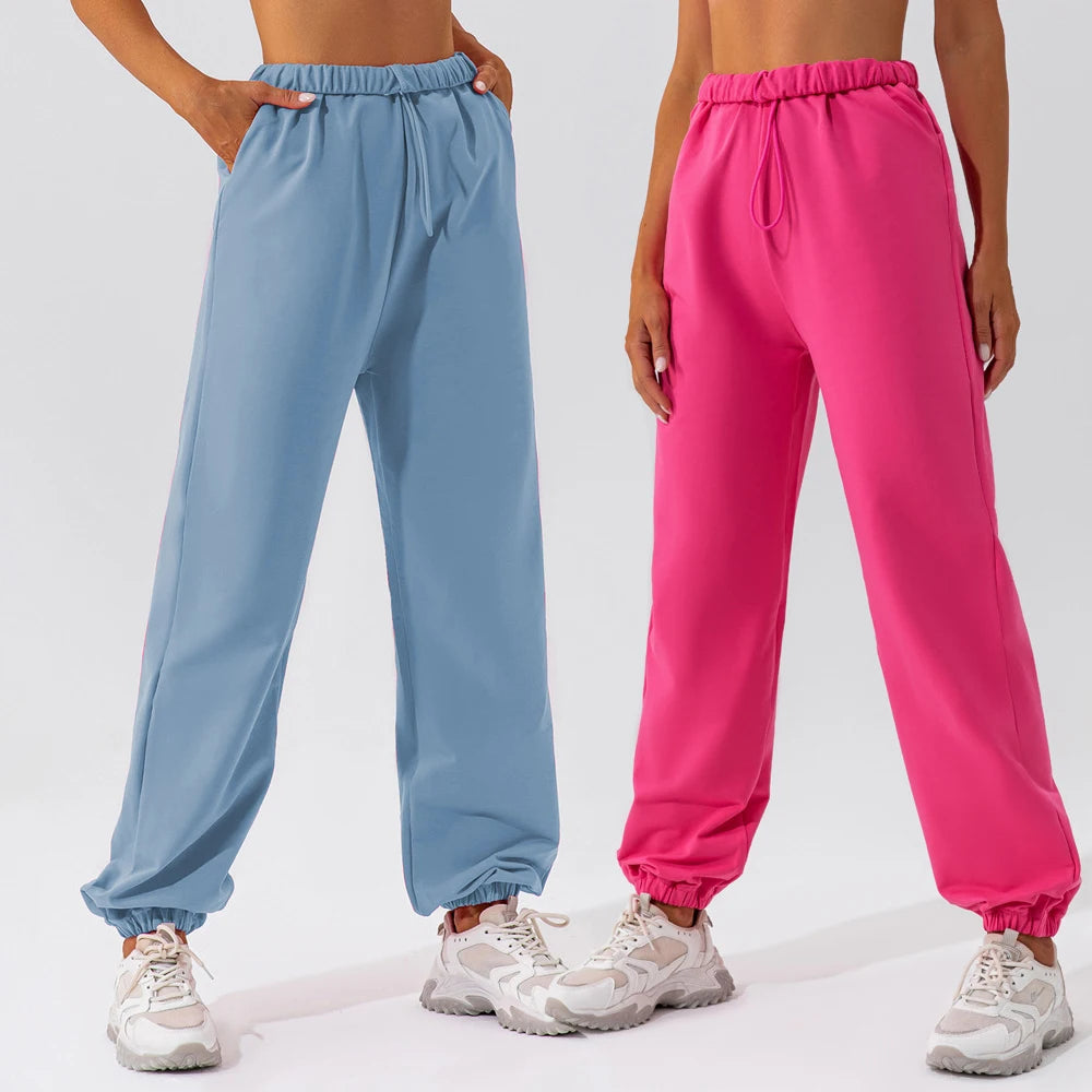Women Jogger Pants Fitness Workout Trousers Cotton Running Yoga Pants
