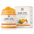 Kojic Acid Brightening Body Scrub 250g Dead Sea Salt Orange Oil Jojoba Oil Grapefruit Oil Aloe Vera Exfoliating Body Polish