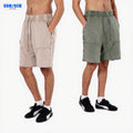 Summer Street Style Short Pants Active Wear Blank Jogging Vintage Distressed Acid Washed Sports Shorts for Men