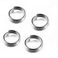 Stainless Steel Split Rings for Carp Crank Bait Hard Lures Cheap Swivels for Blank Lures