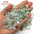 Jadeite Diy Spare Parts Small Jade Buckle Yuping Buckle Accessories Color Jade Factory Wholesale
