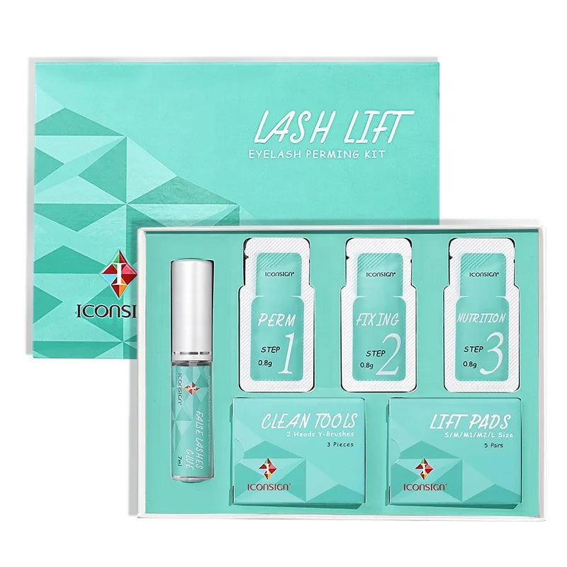 Iconsign Best Sell Lash Lift Supplies Fast Private Label Keratin Permanent Korea Lifting Lash Perming Lift Kit