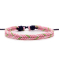 SC Jewelry Wholesale Women Bohemian Woven Bracelets Cotton Braided Rope Bracelets Handmade Woven Bracelets for Men