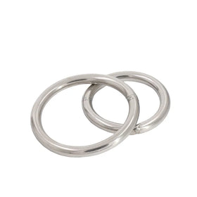 High Polished Stainless Steel 304 Welded Round Ring Smooth Surface O Ring 3/4/5/6/8/10mm