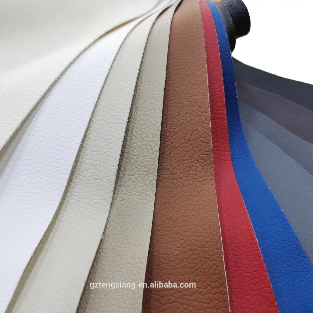 Very cheap price 0.6mm Nappa pattern pvc leather PVC leather for chair High quality PVC sofa leather