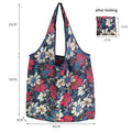 New Design Reusable Eco-friendly Polyester Custom Logo Lady Tote Bag Custom Medium Foldable Geometric Pattern Shopping Bag